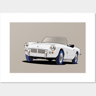 Triumph Spitfire Mk2 Classic Car Posters and Art